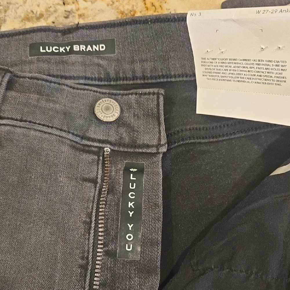 Lucky Brand Gray Jeans Ankle Skinny - Picture 3 of 4